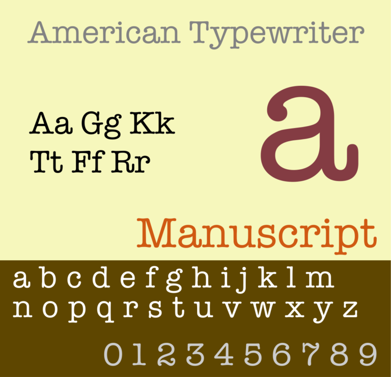 american typewriter font - comofont