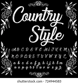 country font