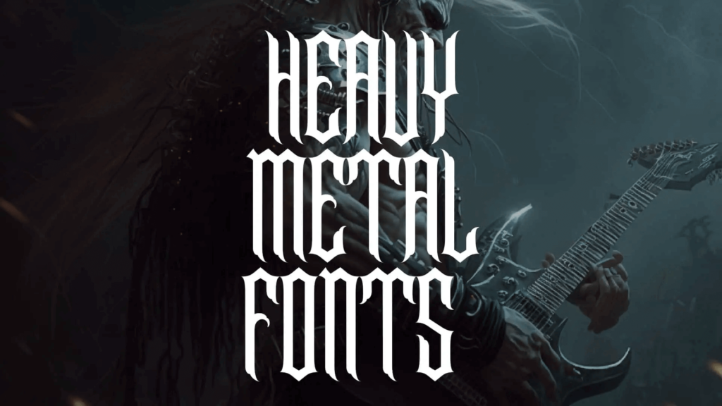 heavy metal font