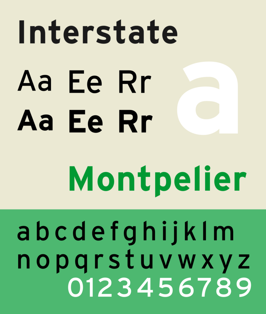 interstate font