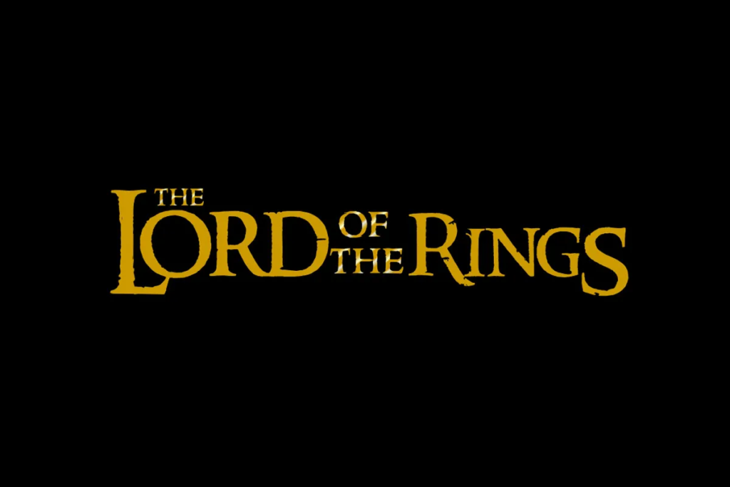 lord of the rings font