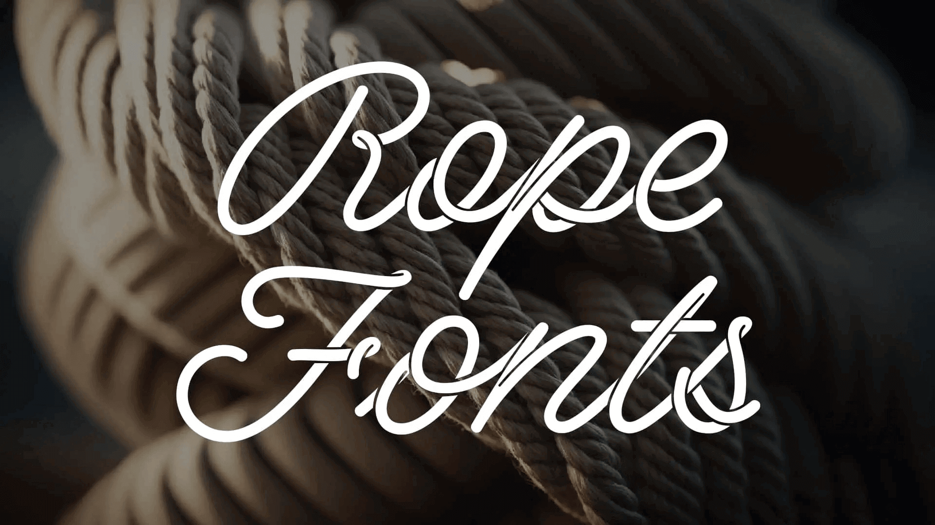 rope font - comofont