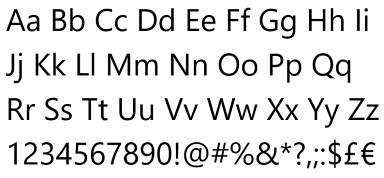 segoe ui font - comofont