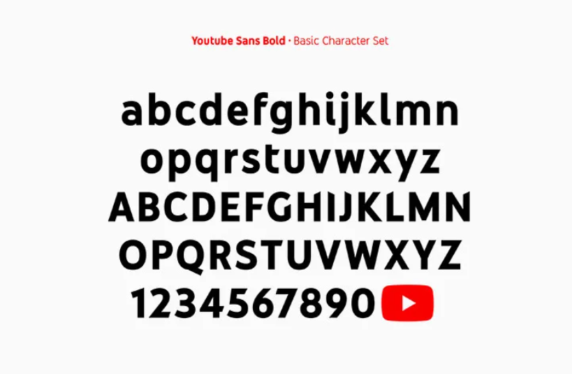 youtube font